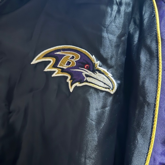 Baltimore ravens reversible bomber jacket - Picture 1 of 8